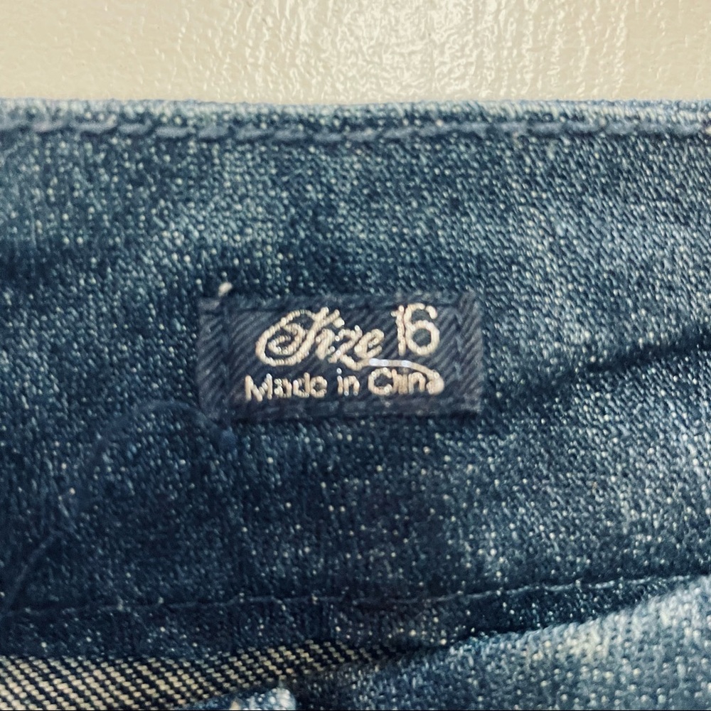 SEVEN 7 JEAN DENIM SIZE 16 boot cut - Picture 3 of 11